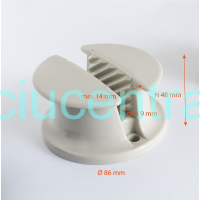 Virvės fiksatorius 6-8/12mm virvei Virvės fiksatorius 6-8/12mm virvei